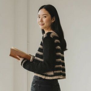 Free People Striped Sweater